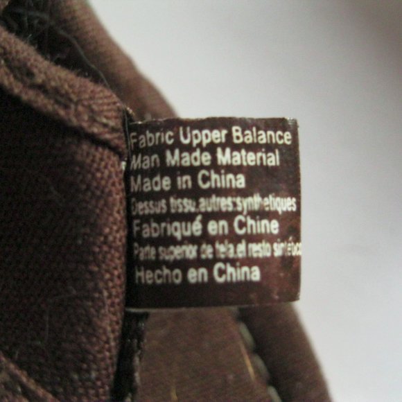 American Eagle Brown Plaid Button Wedge Sandals - Picture 7 of 9